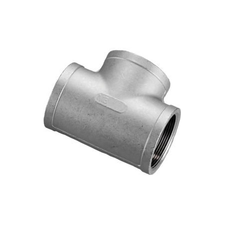 Merit Brass 1/2 In. 304 Stainless Steel Tee - FNPT - Class 150 - 300 PSI - Import K406-08